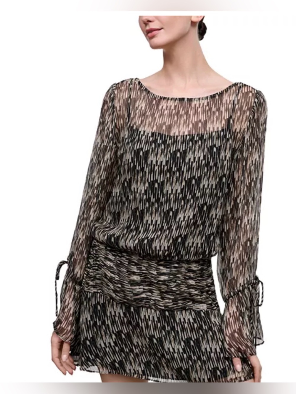 STAUD
Beatrix Printed Mini Dress